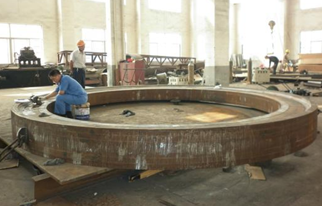 质子仪法兰环焊接